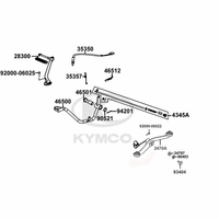 Kickstarter, Bremspedal & Schaltwippe