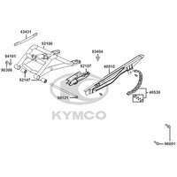 Schwinge hinten & Antriebskette