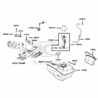 Tank, Benzinpumpe & Tankschloss