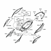Verkleidungen hinten Helmfach