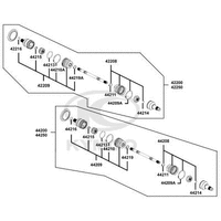 Einzelteile Antriebswelle