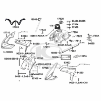 Tank, Benzinhahn & Verkleidungen