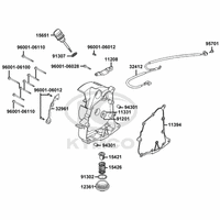 Kurbelgehäusedeckel rechts
