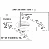 Einzelteile Antriebswelle