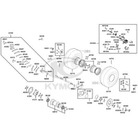 Räder hinten, Antrieb mit Bremse