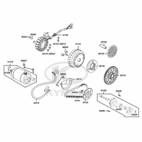 Lichtmaschine, Ölpumpe & Anlasser