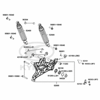 Stoßdämpfer hinten & Schwingarm