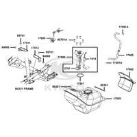 Tank, Benzinpumpe & Tankschloss