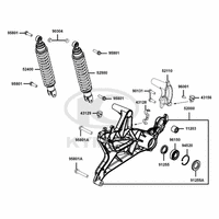 Stoßdämfer hinten & Schwingarm