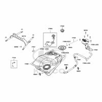 Tank, Benzinpumpe & Tankschloss