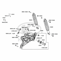 Stoßdämpfer hinten & Schwingarm