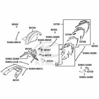 Rücklicht & hintere Radabdeckung
