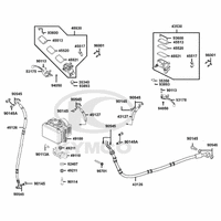Hauptbremszylinder, Bremsleitungen & Steuergerät ABS