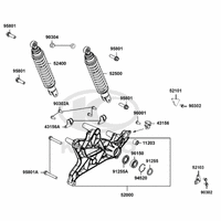 Stoßdämpfer hinten & Schwingarm