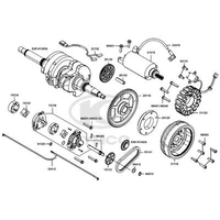 Lichtmaschine, Ölpumpe & Anlasser