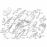 Verkleidung hinten & Helmfach