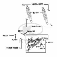 Federbein & Schwingarm hinten