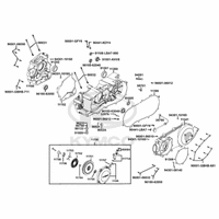 Kurbelgehäuse & Variomatikdeckel