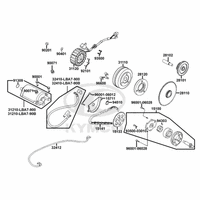 Lichtmaschine, Anlasser & Ölpumpe