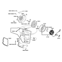 Lichtmaschine & Luftleitblech Zylinderabdeckung