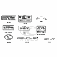 Emblem, Aufkleber & Hinweisschilder