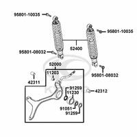 Federbein & Schwingarm hinten