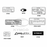 Emblem, Aufkleber & Hinweisschilder