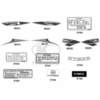 Emblem, Aufkleber & Hinweisschilder