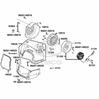 Lichtmaschine & Luftleitblech Zylinderabdeckung