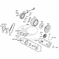 Lichtmaschine, Ölpumpe & Anlasser