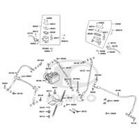 Hauptbremszylinder vo.,Bremsschläuche & ABS Steuergerät