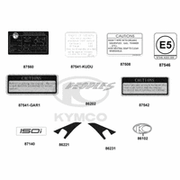 Emblem, Aufkleber & Hinweisschilder