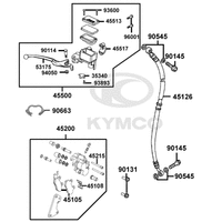 Hauptbremszylinder, Bremssättel, Bermshebel & Bremsschlauch