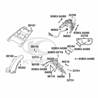 Rücklicht, Spritzschutz & Radabdeckung hinten