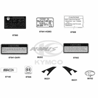 Emblem, Aufkleber & Hinweisschilder