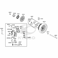 Vorderrad, Bremssattel & Bremsscheibe