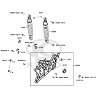 Stoßdämpfer hinten & Schwingarm