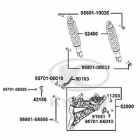 Federbein & Schwingarm hinten