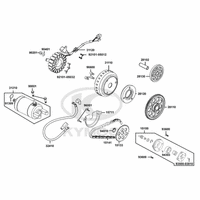 Lichtmaschine, Ölpumpe & Anlasser