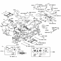 Rahmen, Gepäckträger & Seilwinde