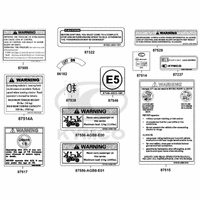 Aufkleber & Hinweis - Schilder