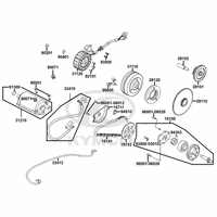 Lichtmaschine, Anlasser & Ölpumpe