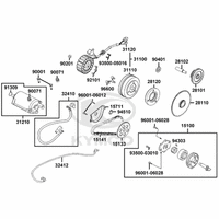 Lichtmaschine, Anlasser & Ölpumpe