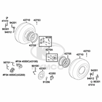 Räder hinten & Bremsscheibe