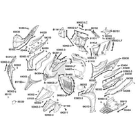 Verkleidungen vorne, Trittbrett & Kotflügel