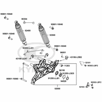 Stoßdämpfer hinten & Schwingarm