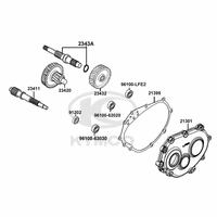 Getriebe & Getriebedeckel