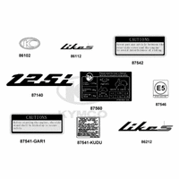 Emblem, Aufkleber & Hinweisschilder