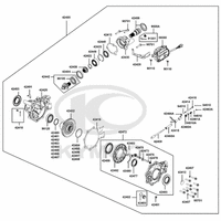 Kardangetriebe vorne