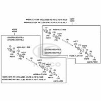Einzelteile Antriebswelle